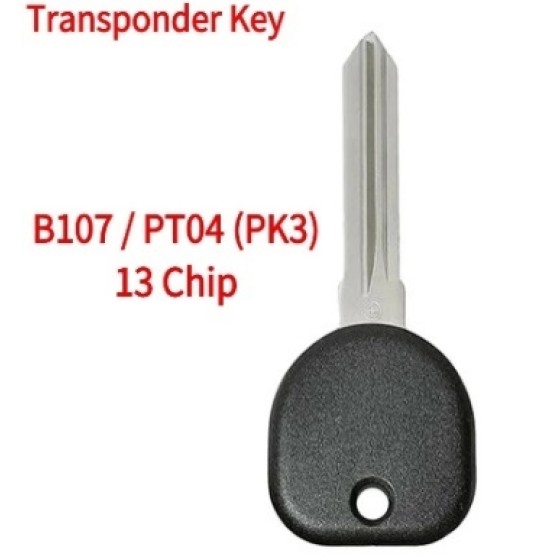 2004-2009 B107 / PT04 (PK3) - Z Keyway- Transponder Key (13 Chip)(OEM chip )(No logo)